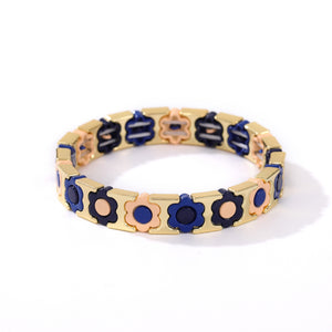 DAISY BRACELET BLUE